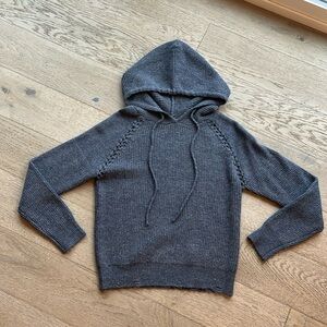 Like New Heartloom 'Narella' Hooded Sweater in Charcoal Gray (XS) Retail $135